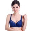 V-Neck Solid Color Chest Pad Comfortable Women Bra